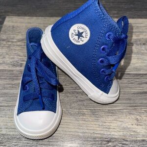 Toddler Converse Chuck Taylor High Top Sneakers Royal Blue Size 4 All Star